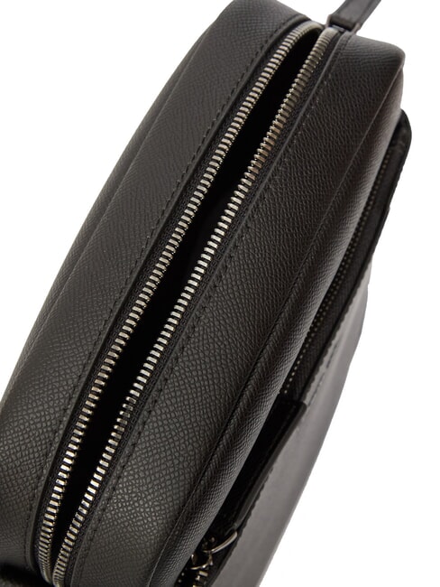 JAKE Geantă de piele negru - Genți de umăr bărbați