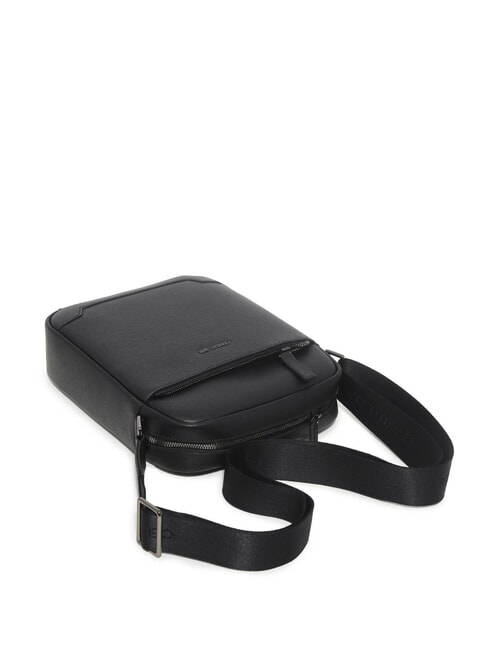 JAKE Geantă de piele negru - Genți de umăr bărbați