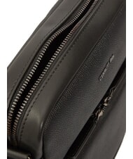 CERRUTI JEREMY Geantă din piele cu buzunar negru - Genți de umăr bărbați - 5