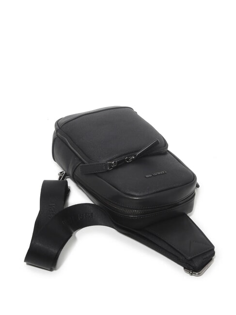 JEREMY Geantă de piele negru - Genți de umăr bărbați