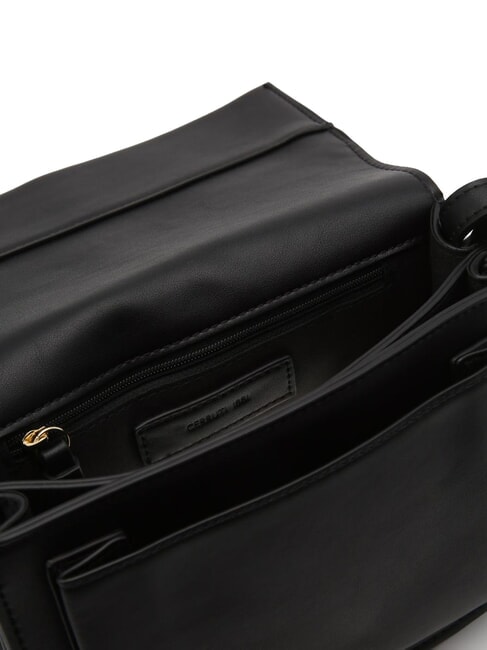 HARPER Geantă de umăr cu clapă negru - Genți femei