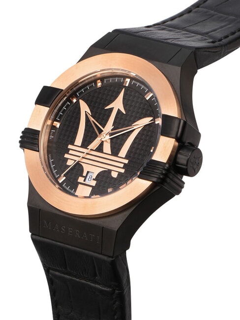 POTENZA Ceas cu afișaj de dată negru - Ceasuri