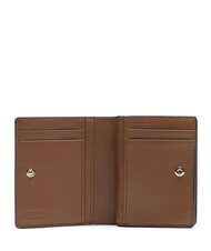 FURLA CAMELIA Portofel compact din piele coniac - Portofele femei - 2