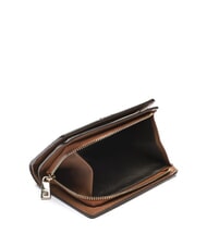 FURLA CAMELIA Portofel compact din piele coniac - Portofele femei - 3