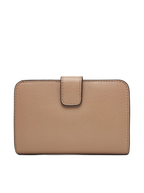 CAMELIA Portofel de dama din piele greige - Portofele femei