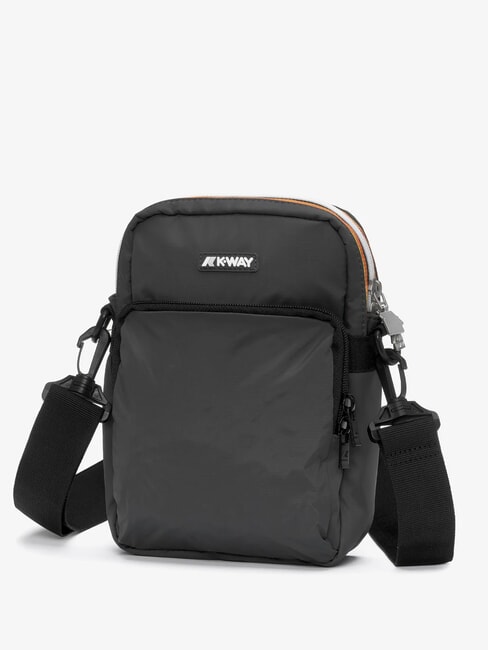 ERLOY Geanta din nailon cu buzunar umbră gri dk - Genți de umăr bărbați