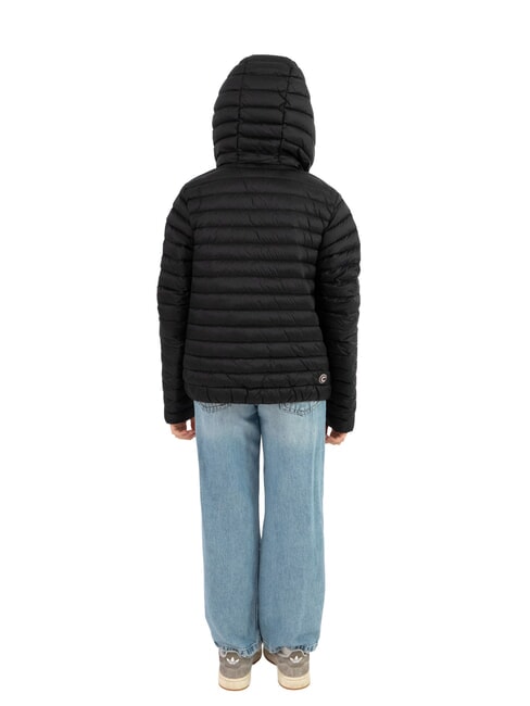 PUNKY KIDS Jachetă de puf cu glugă negru - Jachete pentru copii