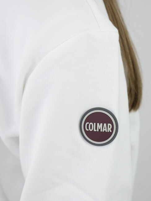 CONNECTIVE Hanorac cu guler rotund alb - Hanorac pentru bebeluși