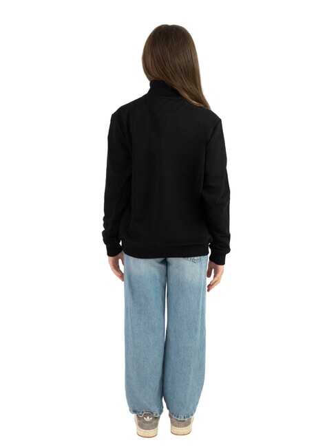 CONNECTIVE Hanorac cu guler înalt și fermoar pe jumătate negru - Hanorac pentru bebeluși