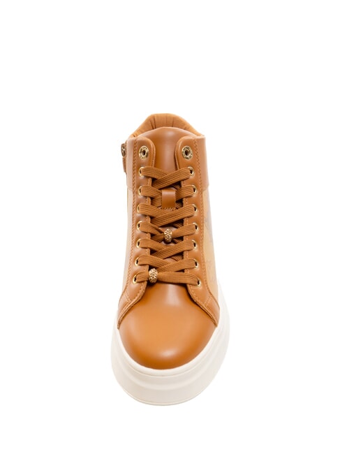 GEO Teniși cu talpă înaltă Piele / Geo Beige - Pantofi femei