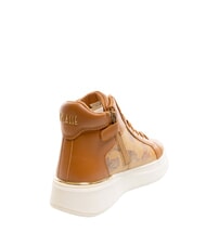 ALVIERO MARTINI PRIMA CLASSE GEO Teniși cu talpă &icirc;naltă Piele / Geo Beige - Pantofi femei - 3