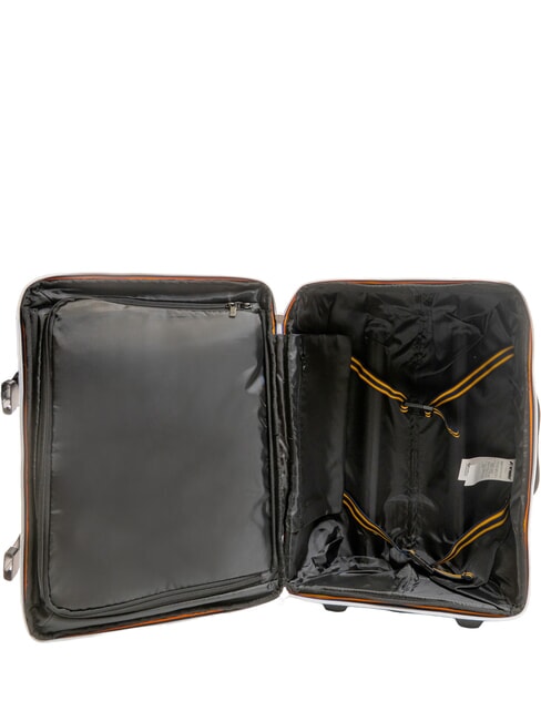 BLOSSAC  Cărucior pentru bagaje de m&acirc;nă impermeabil portocaliu adobe-negru p - Bagaje de m&acirc;nă