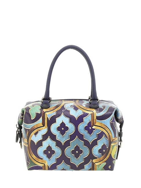 G3 PLUS MEDIUM MULTICOLOR Geantă de cumpărături plată transformabilă vitraliu ornamental - Genți femei