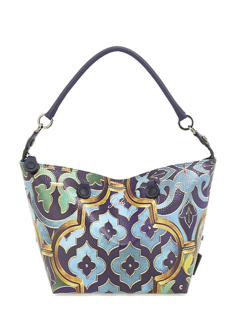 G3 PLUS MEDIUM MULTICOLOR Geantă de cumpărături plată transformabilă vitraliu ornamental - Genți femei