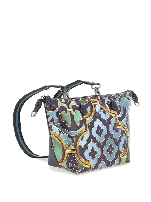 G3 PLUS MEDIUM MULTICOLOR Geantă de cumpărături plată transformabilă vitraliu ornamental - Genți femei