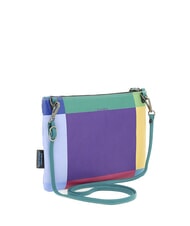 GABS BEYONCE POP M Geantă de umăr din piele cu curea de mână violet geometric - Genți femei - 3