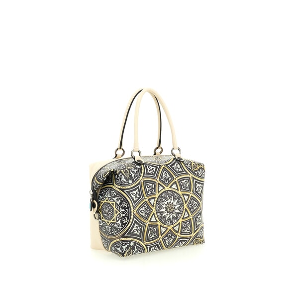 G3 PLUS LARGE MULTICOLOR Geantă de cumpărături plată transformabilă mandală - Genți femei