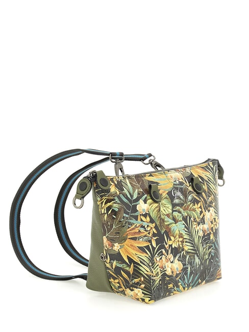 G3 PLUS MEDIUM MULTICOLOR Geantă de cumpărături plată transformabilă junglă - Genți femei