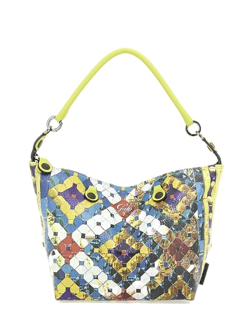 G3 PLUS MEDIUM MULTICOLOR Geantă de cumpărături plată transformabilă paiete cu diamante - Genți femei