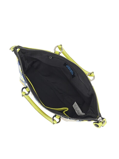 G3 PLUS MEDIUM MULTICOLOR Geantă de cumpărături plată transformabilă paiete cu diamante - Genți femei