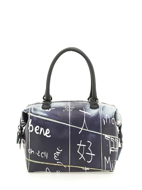 G3 PLUS MEDIUM MULTICOLOR Geantă de cumpărături plată transformabilă Te iubesc - Genți femei