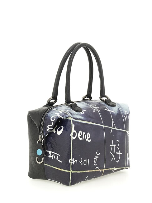 G3 PLUS MEDIUM MULTICOLOR Geantă de cumpărături plată transformabilă Te iubesc - Genți femei