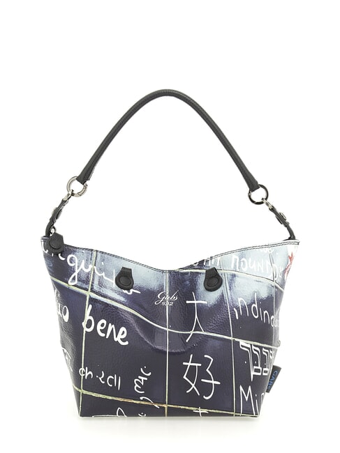 G3 PLUS MEDIUM MULTICOLOR Geantă de cumpărături plată transformabilă Te iubesc - Genți femei