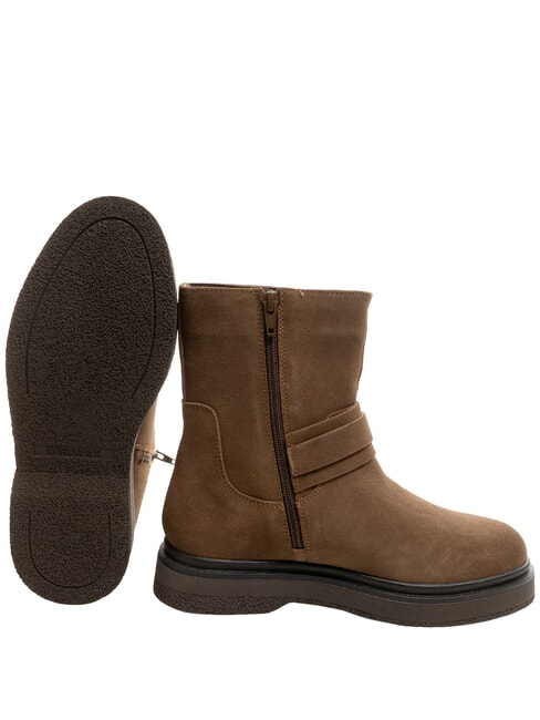 CLARE Ghete din piele pentru gleznă elefant - Pantofi femei