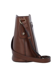 THE BRIDGE CECILIA Curea de umăr din piele BROWN - Genți femei - 3