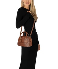 THE BRIDGE DAPHNE Geantă de umăr din piele BROWN - Genți femei - 4