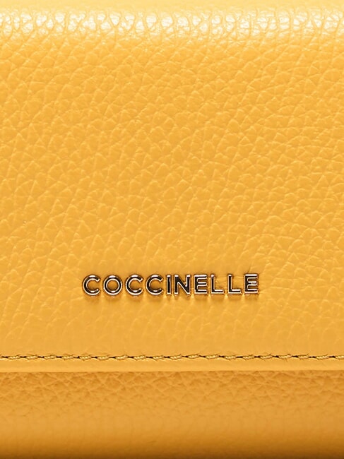 METALLIC SOFT  Portofel mic din piele însorită - Portofele femei