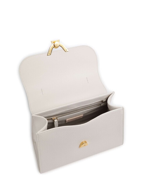 DEW  Geanta de mana, cu bareta de umar alb - Genți femei