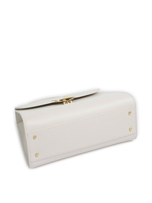 DEW  Geanta de mana, cu bareta de umar alb - Genți femei