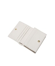 COCCINELLE METALLIC SOFT Portofel mic din piele alb - Portofele femei - 2