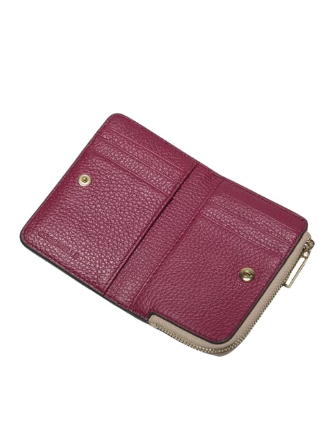 METALLIC TRICOLOR Portofel de piele negru - Portofele femei