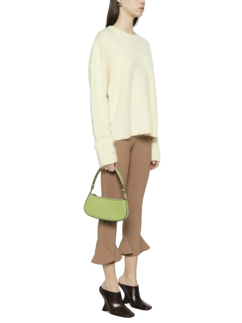 MERVEILLE Geanta de umar din piele texturata guacamole - Genți femei