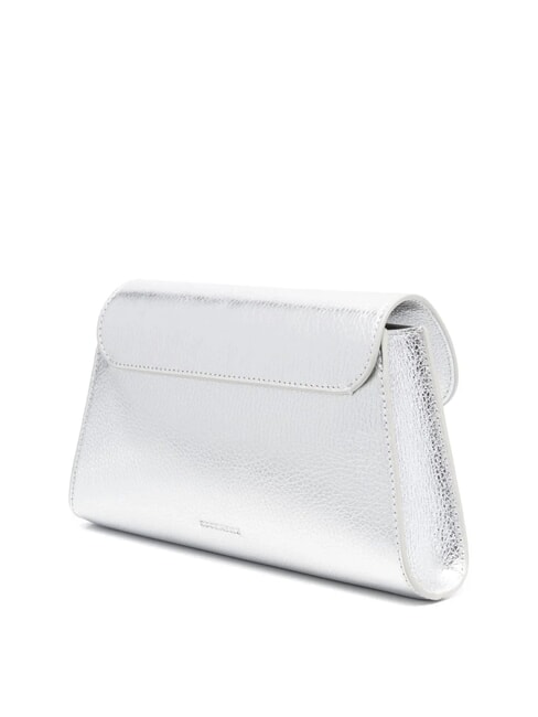 DEW Geanta de umar, din piele SILVER - Genți femei