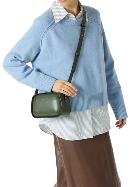 MALETA CALF Geanta mini de umar, din piele algele - Genți femei