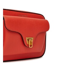 COCCINELLE BEAT SOFT Mini geanta din piele texturata gazpacho - Genți femei - 4