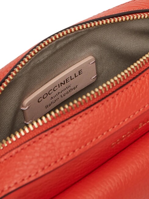 BEAT SOFT Mini geanta din piele texturata gazpacho - Genți femei