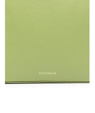 COCCINELLE TEBE Geantă mică din piele texturată guacamole - Genți femei - 3