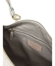 COCCINELLE ABIGAIL Geantă de umăr Crescent alb - Genți femei - 5