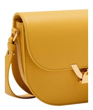 COCCINELLE DEW Geanta de umar din piele ciocanita însorită - Genți femei - 5