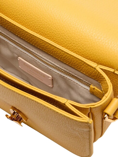 DEW Geanta de umar din piele ciocanita însorită - Genți femei