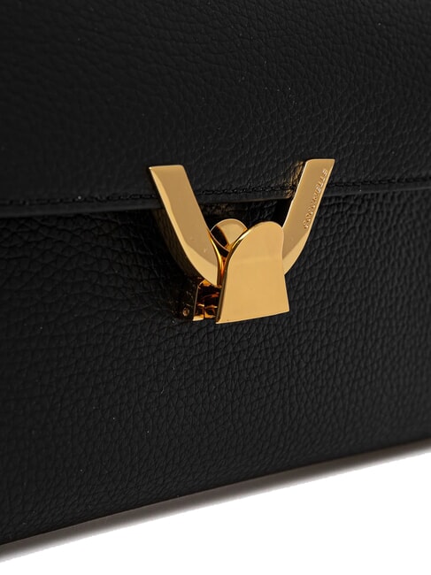 DEW Geanta de umar, din piele negru - Genți femei