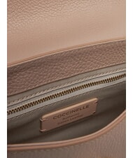 COCCINELLE DEW Geanta de umar, din piele rozete - Genți femei - 5