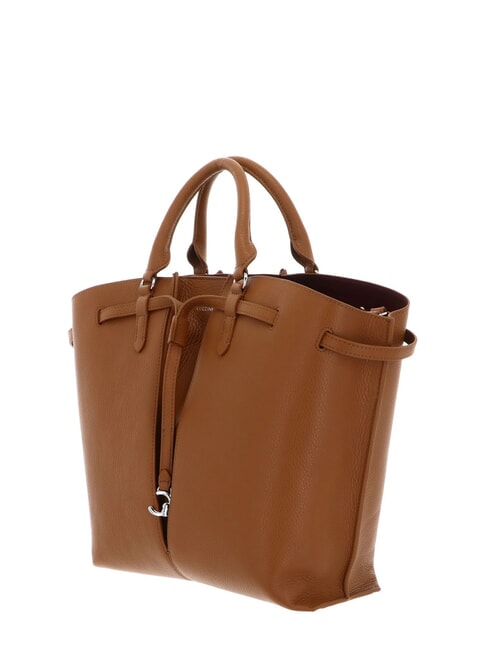 FLORES Geantă mică din piele ciocănită CUIR - Genți femei