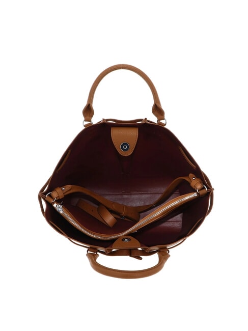 FLORES Geantă mică din piele ciocănită CUIR - Genți femei