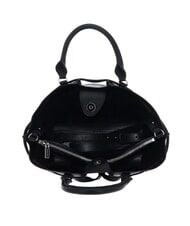 COCCINELLE FLORES Geantă medie din piele ciocănită negru - Genți femei - 6