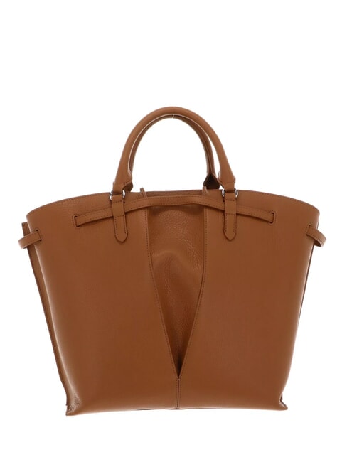 FLORES Geantă medie din piele ciocănită CUIR - Genți femei